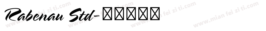Rabenau Std字体转换